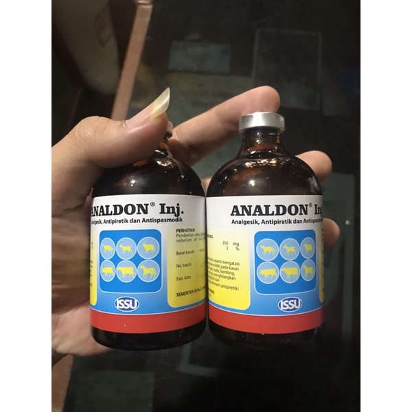ANALDON 100ml inj obat demam penurun panas sapi, kuda, anjing