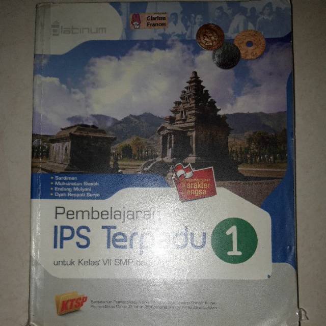 BUKU IPS KELAS 7 SARDIMAN PLATINUM KTSP