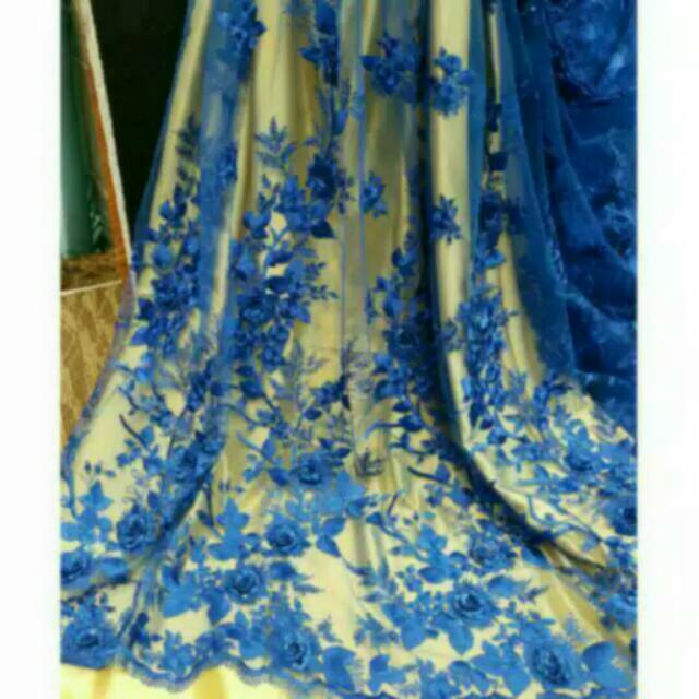 KAIN TILE 3D KOREA !!! BAHAN KAIN TILE 3D BUNGA KOREA
