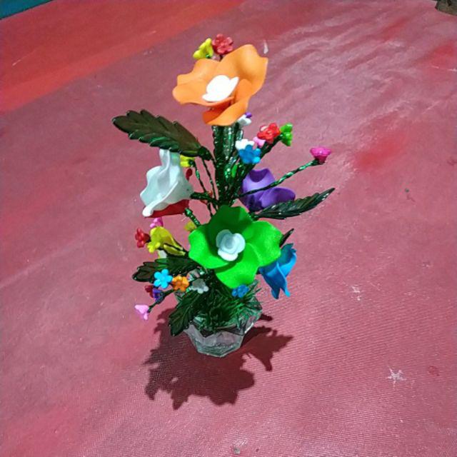 Pajangan Bunga Hias Akrilik D Rainbow Dekorasi Akrilik