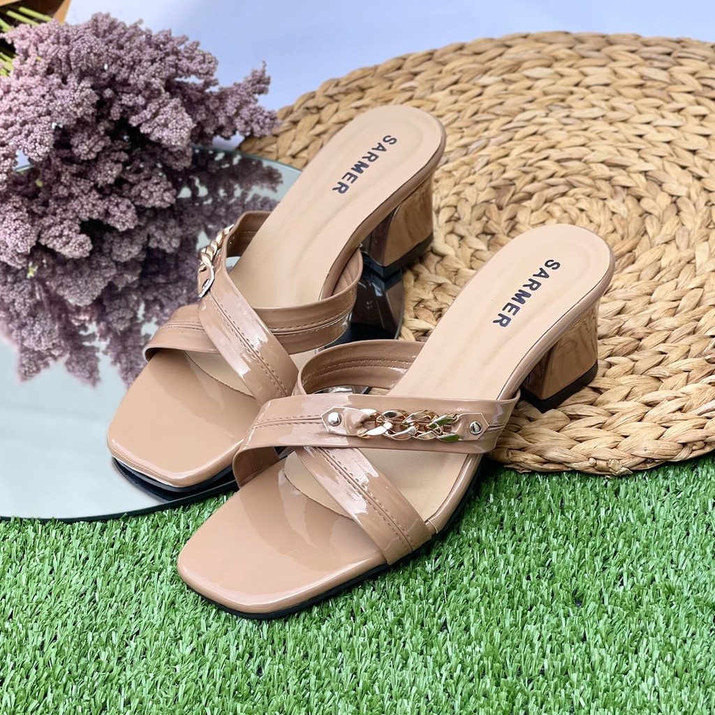 SARMER - KATTY HEELS MOCCA