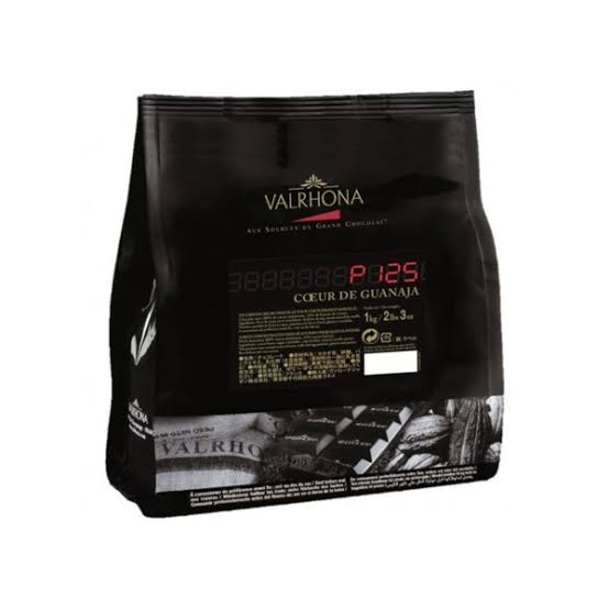 

VALRHONA P125 COEUR GUANAJA DARK CHOCOLATE 80% 500 GRAM