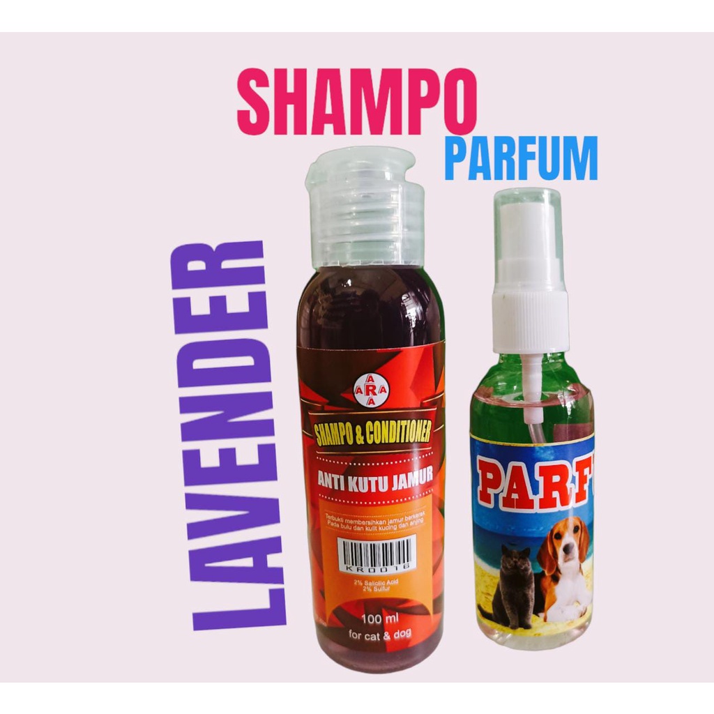 shampo CONDITIONER  100 ml parfum 60 ml sampo dan parfum anjing kucing