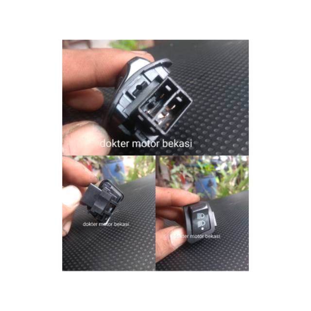 Tombol saklar dim 3 fungsi 5pin vario 110 125 150 scoopy LED