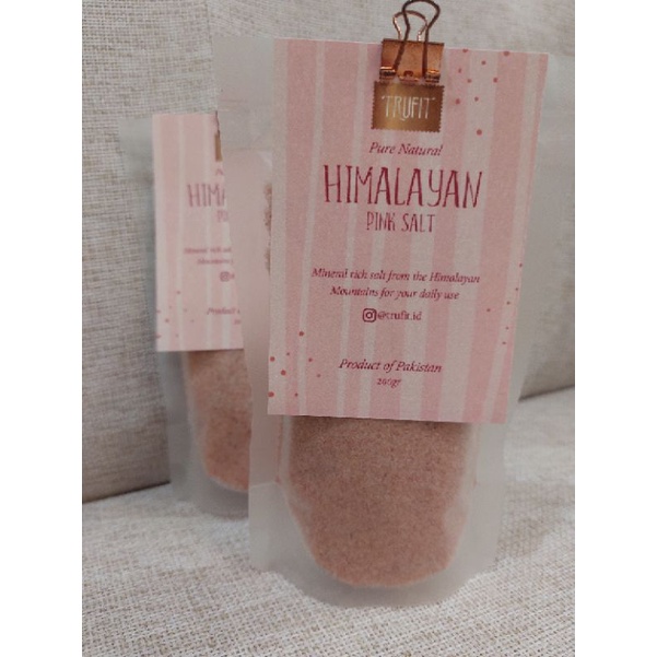 

Trufit Himalayan Pink Salt 200 gr - Pure Natural asli Pakistan