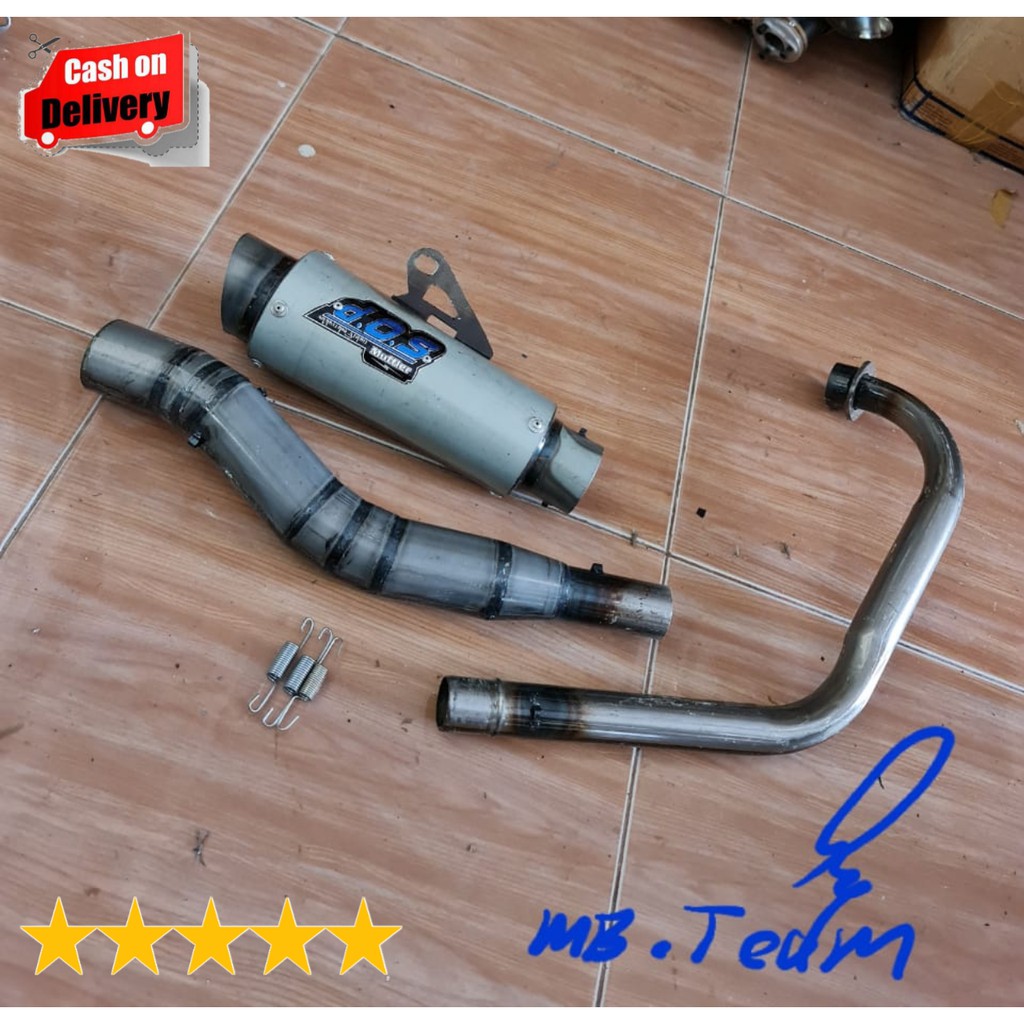 KNALPOT RACING GL PRO - GL MAX - CB 100 DOZ GALVANIS LAS CACING