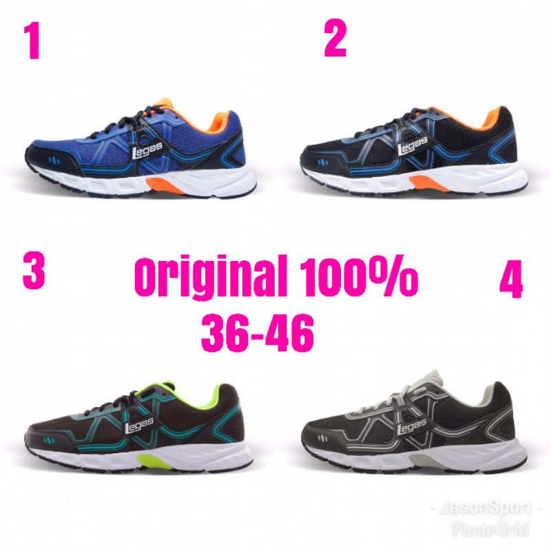 Sepatu League Legas Lari Pria Strakto La M Running Shoes Cowo Murah Original