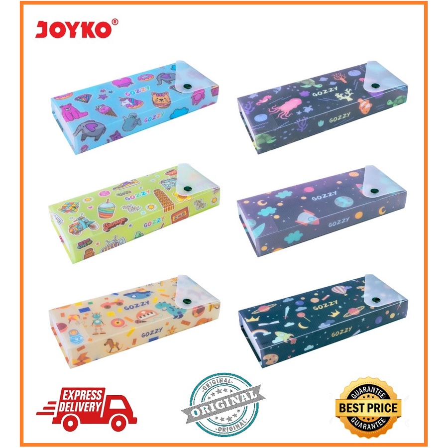 

PENCIL CASE TEMPAT PENSIL JOYKO PC-0719GZ | KOTAK PENSIL