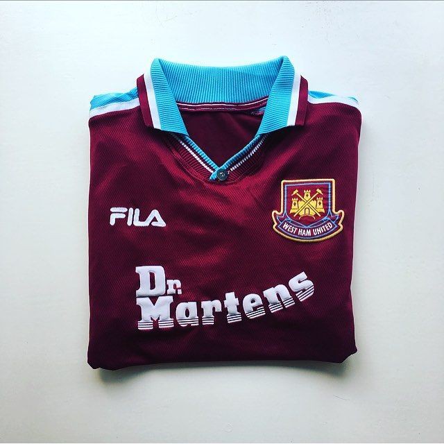 JERSEY BOLA PREMIUM WESTHAM HOME 1999