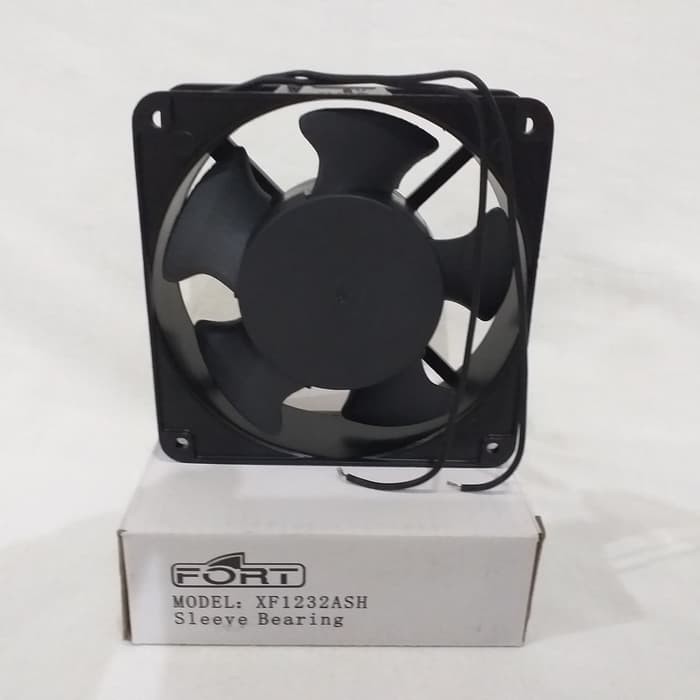 Kipas Fan AC 12X12 cm Body Besi FORT/ Axial Blower Fan 4&quot;