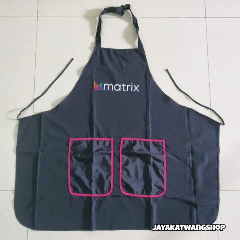 MATRIX Kep Cape Potong - Celemek Apron Salon Barber Hitam