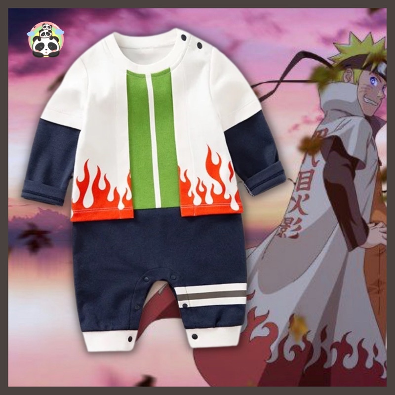 JUMPER ANIME NARUTO HOKAGE BAJU BAYI COWOK PREMIUM