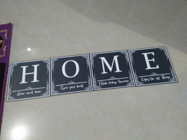 [bisa Cod] Hiasan Dinding Poster Kayu Wall Decor Dekorasi Dinding Minimalis Shabby Home - Pct1hitam