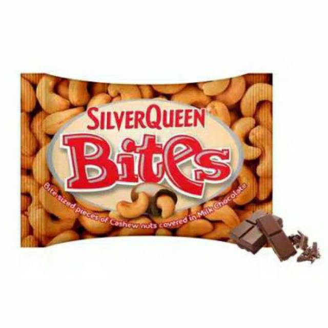 

COKELAT COKLAT SILVERQUEEN BITES CASHEW NUTS 40 GRAM