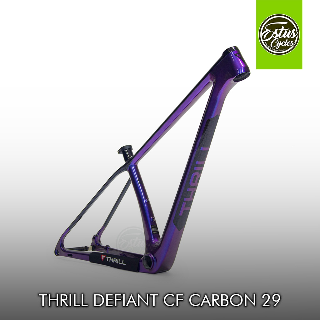 Thrill Defiant CF Carbon Frame Set XC 29 Inch Sepeda MTB Estus Cycles