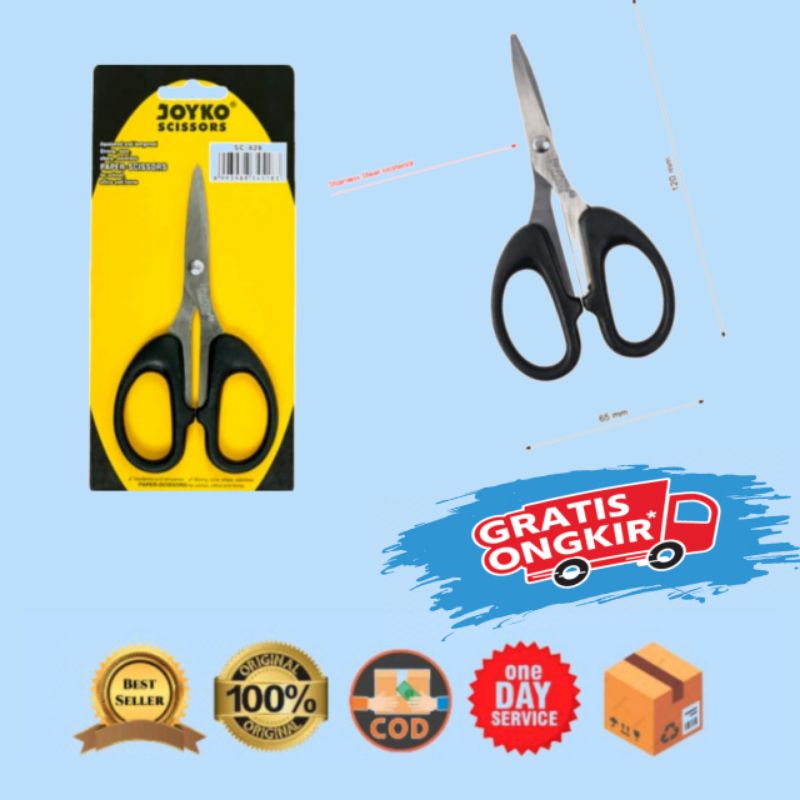 

GUNTING JOYKO PEMOTONG ALAT POTONG SCISSORS TANGGUNG STAINLESS MURAH ORIGINAL