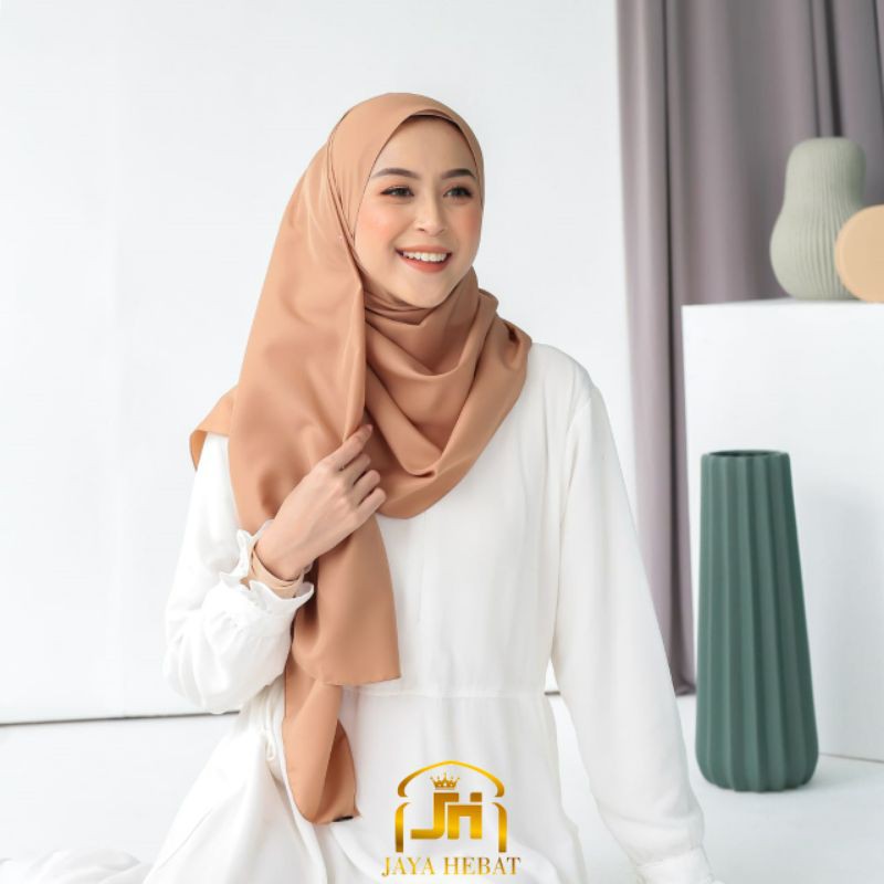 Jilbab Pashmina Polos Basic Panjang Kerudung Sabyan Diamond Jaya Hebat