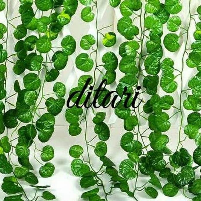 DAUN RAMBAT ARTIFICIAL BUNGA DAUN PALSU DEKORASI DINDING