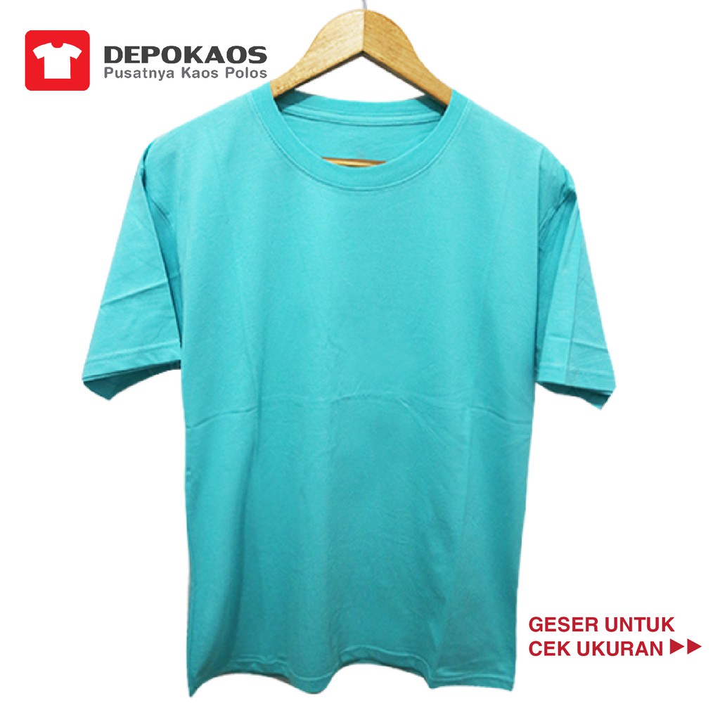 Jual Kaos Polos Biru Tosca Cotton Combed 30s Shopee Indonesia