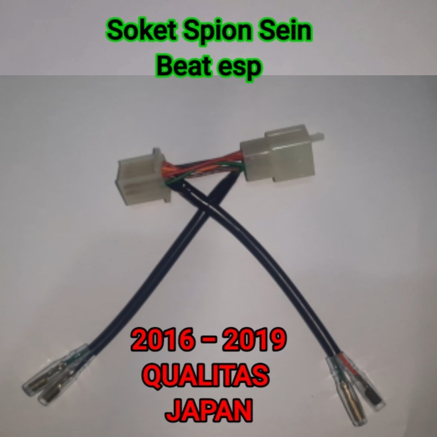 Socket Soket Kabel Lampu Sein Spion Led Honda New Beat Esp Sporty Cw