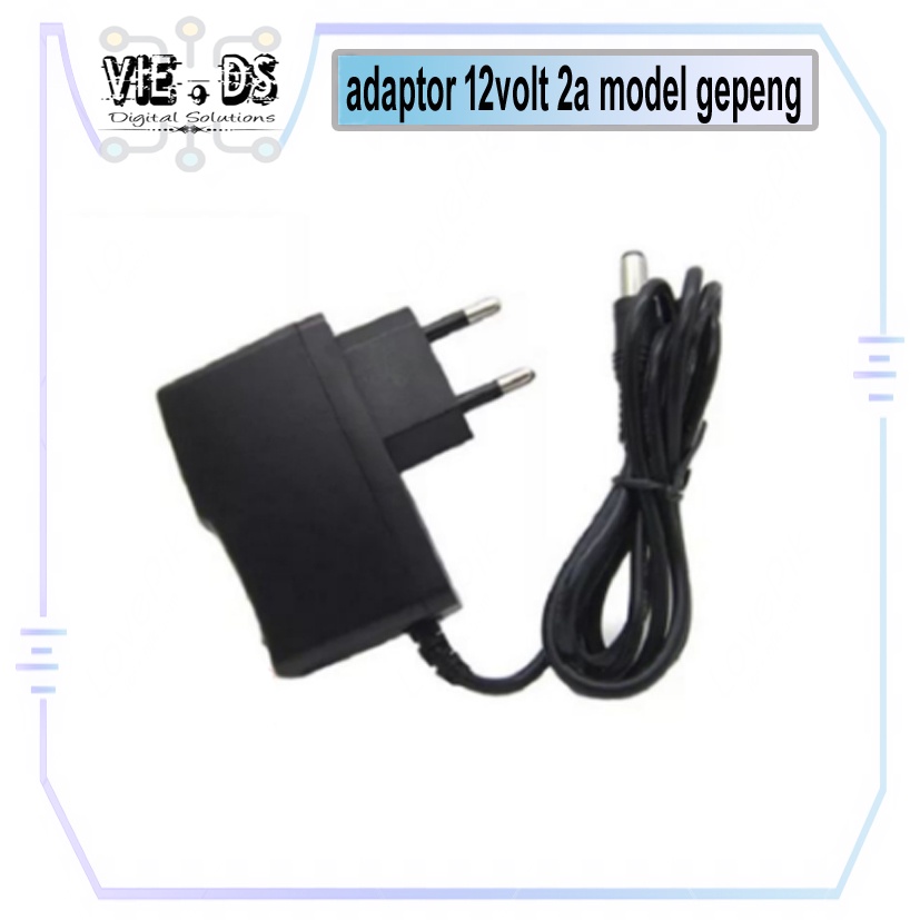 adaptor 9volt 1 ampere model gepeng