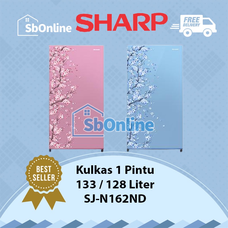 SHARP Kulkas 1 Pintu SJ-N162ND