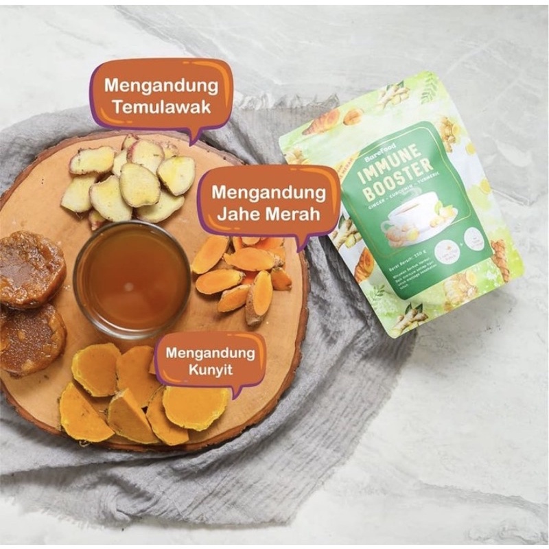 Barefood Imune Booster 150 gr Jahe Temulawak GulaAren Herbal