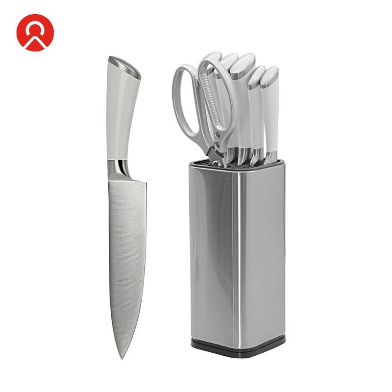 KNIFEZER Tempat Pisau Dapur Stand Knife Holder Stainless Steel SUS430