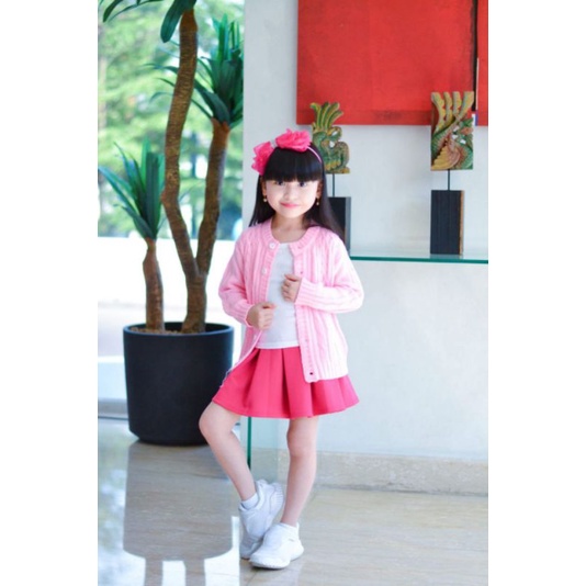 Afsheenastore Cardigan Rajut Anak Candy Pop Cardy