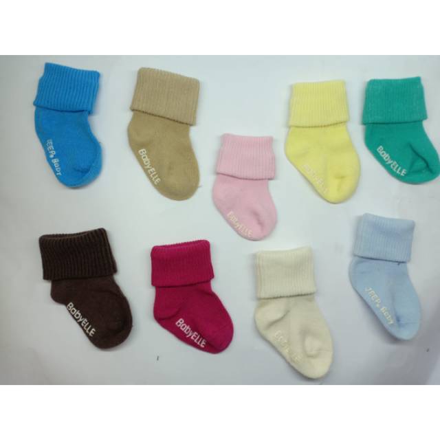 Kaos kaki bayi/kaos kaki Newborn/kaos kaki anak 0- 12 bulan | Shopee