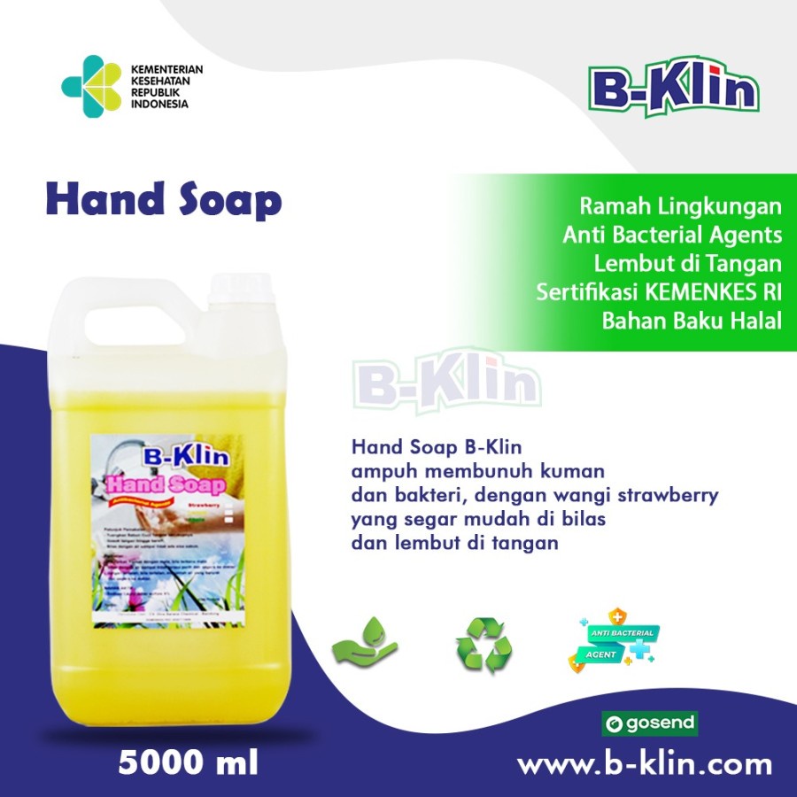 Sabun Cuci Tangan ANTISEPTIK ( ANTI BAKTERI ) / Handsoap 5 liter