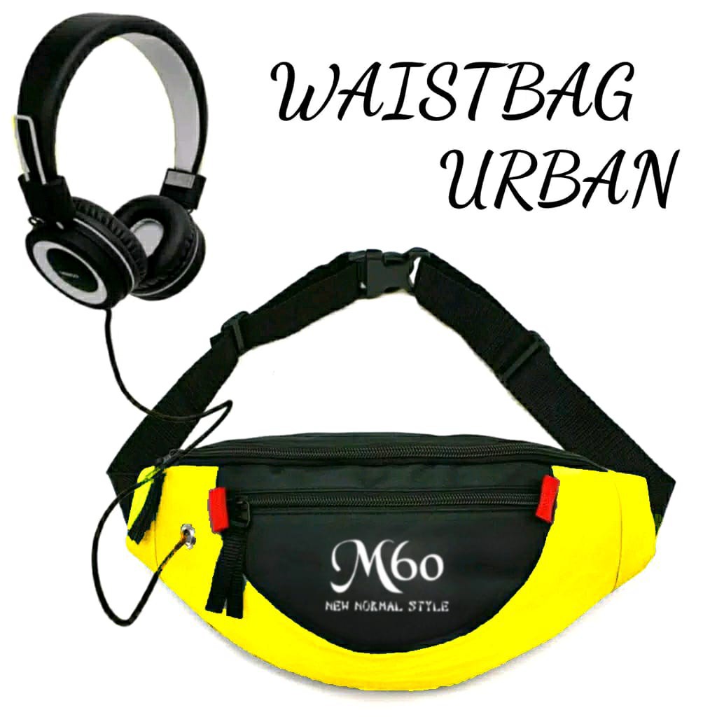 TAS LEVEL WAISTBAG URBAN M60 TAS SELEMPANG WANITA TAS PINGGANG FASHION