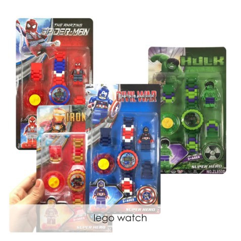 PA Jam tangan Anak Murah Model SUPER HERO model LEGO batman , ironman , frozen , dll JA013