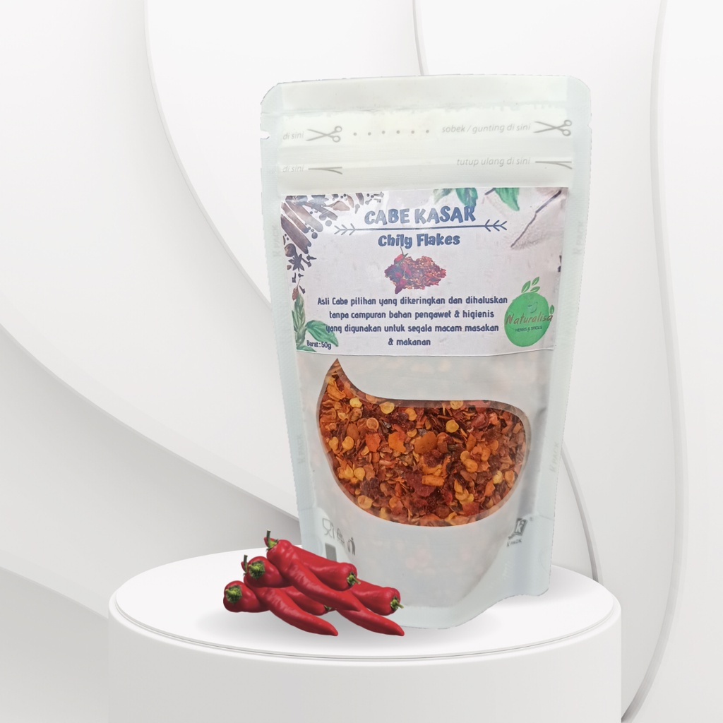 

CABE KERING KASAR ASLI 100%/ CHILI FLAKES