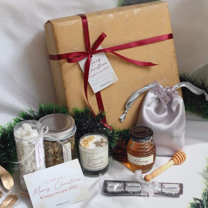 

CHRISTMAS HAMPERS - SNOW FLAKES SET | PARSEL KADO TEH NATAL BN51FV6C