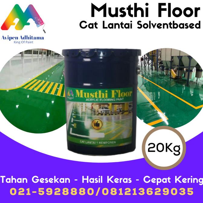 Cat Lantai Pabrik Cat Lantai Gudang Solventbase Sekelas Epoxy 20Kg