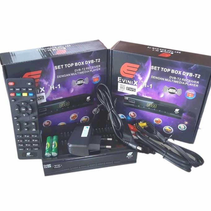 set top box dvb t2 evinix h1 new