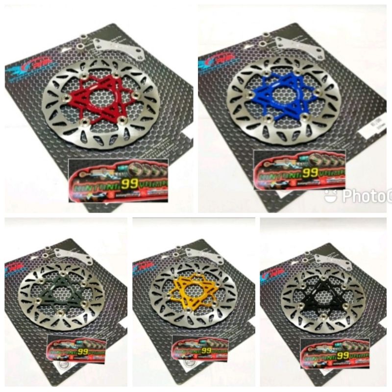 DISC PIRINGAN CAKRAM PSM 220MM LUBANG 3 BREKET MIO J-FINO115 FI-SOULGT115-MIO M3