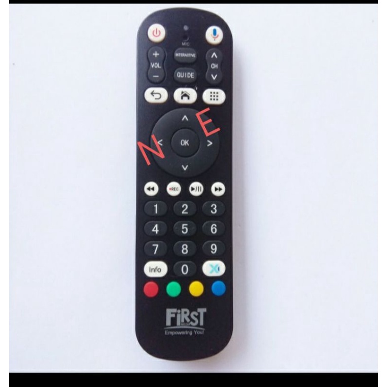 REMOTE REMOT RECEIVER PARABOLA FIRST MEDIA X-1 PRIME ORIGINAL ASLI