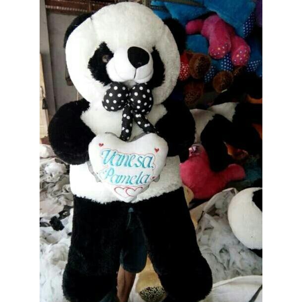 TERBARU UKIR NAMA PADA BONEKA  PANDA  JUMBO  HADIAH MENARIK 