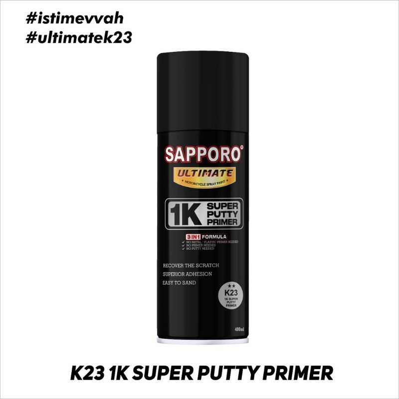 Sapporo Ultimate K23 1K Super Putty Primer / cat semprot Sapporo spray