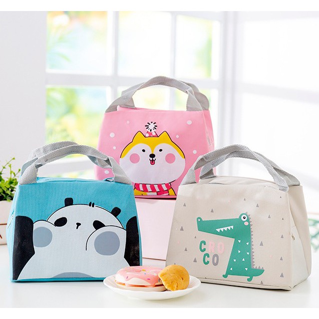 Grosir - T512 Tas Bekal Karakter / Cooler Lunch Bag / Perlengkapan Bekal Anak Sekolah / Tempat Bekal