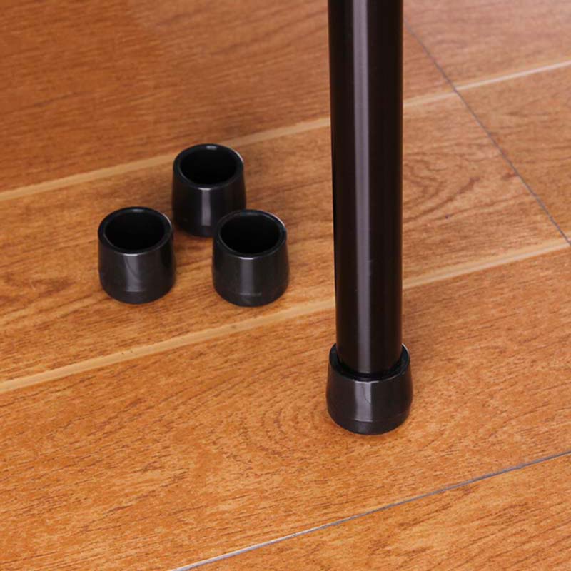 {LUCKID}4PCS Table Desk Feet Protector Furniture Black Rubber Chair Leg Pad Tip Covers