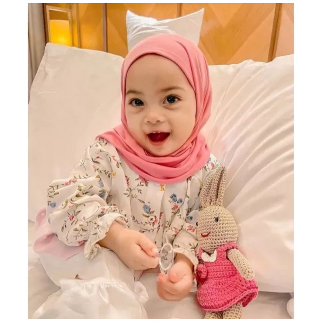 PASHMINA BAYI 3 bulan sampai 2.5 tahun jilbab anak kerudung bayi pashmina anak hijab anak krudung anak kerudung anak perempuan pashmina terlaris cod