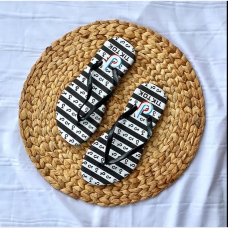 SANDAL JEPIT SANDAL FLIP FLOP WANITA TIK TOK