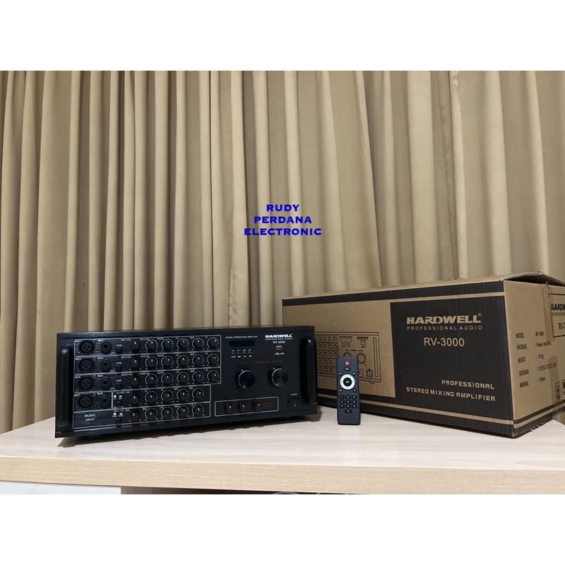 AMPLIFIER POWER AUDIO KARAOKE BLUETOOTH 750 WATT HARDWELL RV-3000