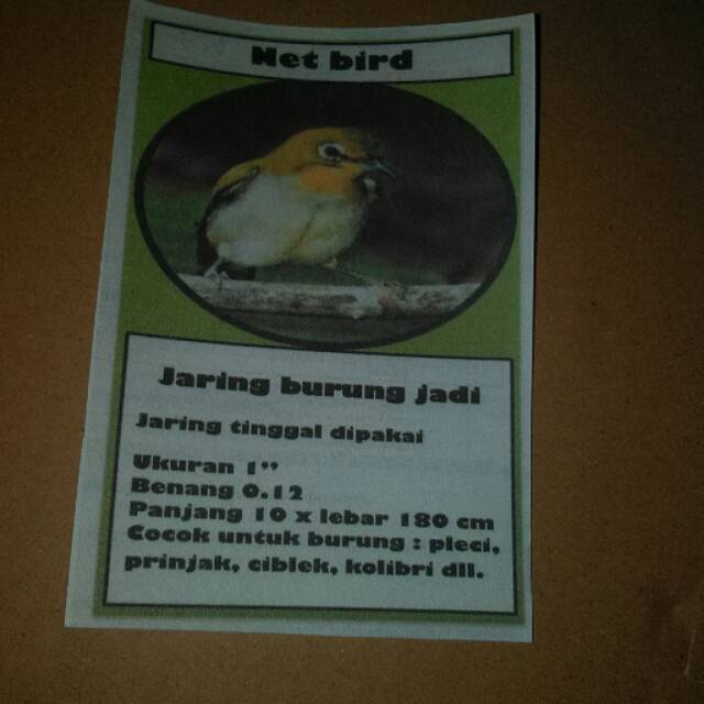 14+ Harga jaring burung pipit sawah terbaru