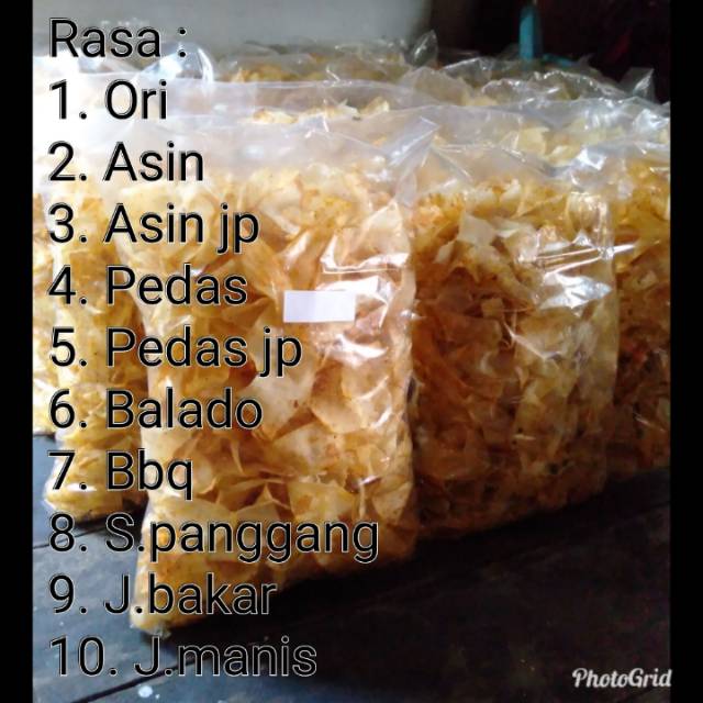

Keripik singkong tipis