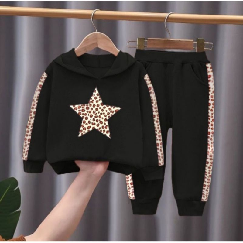 SETELAN HOODIE ANAK PEREMPUAN TERLARIS 1-5 THN