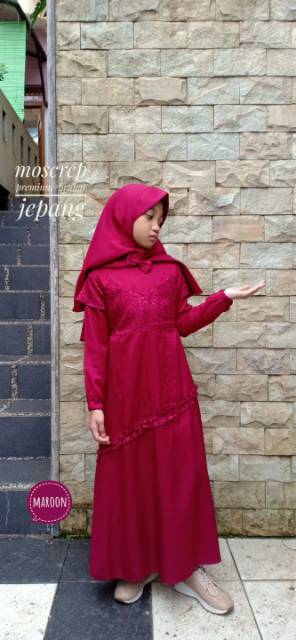 GAMIS FATIMA ANAK / SYAR,I ANAK PUTRI / BAJU MUSLIM ANAK